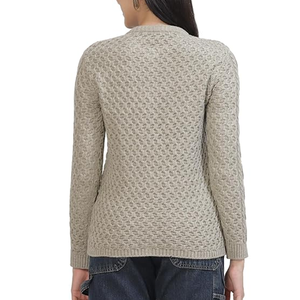Pull d'hiver pour femmes en tricot de pur cachemire Vente en gros Logo personnalisé Dernier pull à la mode Tops pour femmes Pull en tricot - Product Image 2