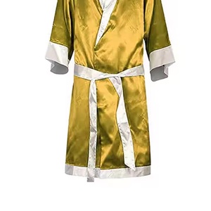 Top Quality Hooded Custom Color And Logo <b>Boxing</b> <b>Robe</b> Kick <b>Boxing</b> MMA Ring <b>Robe</b> - Product Image 3