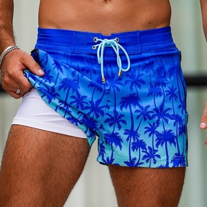 Nuevos Shorts de Playa Personalizados para Hombre, Talla Grande, 100% Poliéster, Traje de Baño de Lona, Pantalones de Playa para Niños, Diseño de Shorts con Estampado Floral - Product Image 3
