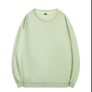 Sudaderas con Cuello Redondo Bordadas con Logotipo Personalizado al por Mayor, Sudadera Lisa de Algodón de 280G, Sudadera Extra Grande para Hombre - Product Image 5