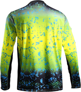 Maillot de pêche à manches longues pour homme Maillot de pêche à séchage rapide avec protection par sublimation - Product Image 4