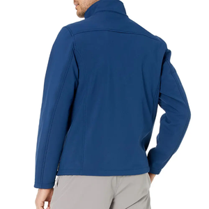 Venta caliente de la primavera de los hombres de moda chaqueta Softshell nuevo modelo impermeable al aire libre de lona al por mayor - Product Image 3