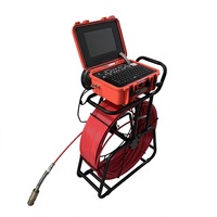 Cámara de Inspección de Alcantarillado con Pantalla HD de 10.1 Pulgadas, Impermeable IP68, con Contador de Metros y DVR