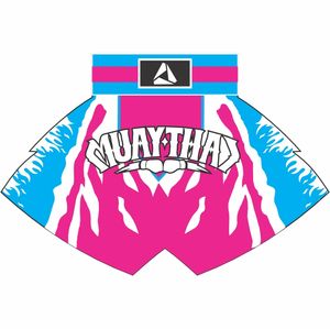 Custom Men's Muay Thai Shorts with <b>Elastic</b> <b>Waistband</b> Men's Training Shorts Washed and Stretch Features - Product Image 5