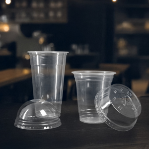 Tazas de plástico transparente desechables directas de fábrica de Vietnam 95mm/16oz/24oz tazas de PP de pared simple para bebidas de burbujas Boba calientes/frías - Product Image 1