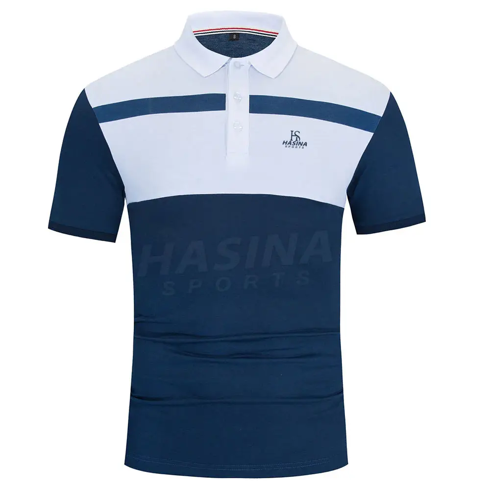 Unique Design Polo T Shirt For Men Custom Style Polyester Solid Color Plain Golf Polo Shirt