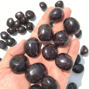 PIEDRA SANADORA NATURAL AL POR MAYOR CRISTAL DE ALTA CALIDAD ESTRELLA GRANATE PIEDRA ALTO PULIDA GRANATE TUMBLE PIEDRAS DE BOLSILLO - Product Image 2