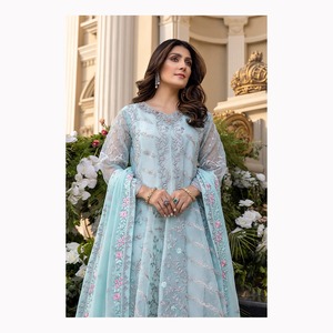New Indian <b>Boho</b> Silk High Quality Customizable Traditional <b>Long</b> Floral Printed Multi-Color Cotton <b>Dress</b> Ladies Summer Wear - Product Image 4