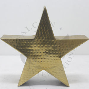 Ornement étoile de table de Noël en aluminium brillant Décoration de l'arbre du Nouvel An-pour décorations de Noël festives - Product Image 3