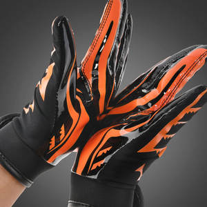 Gants de football à haute performance, design sportif, sangle de poignet sécurisée, construction durable, paume absorbant les chocs - Product Image 4