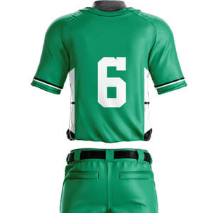 2025 uniforme de béisbol liso transpirable de secado rápido a la venta MOQ bajo conjunto de uniformes de béisbol de tamaño personalizado ligero - Product Image 5