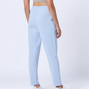 Activewear al aire libre correr deportes pantalones de chándal algodón Fitness gimnasio Jogger pantalones bolsillos laterales con cremallera rendimiento atlético Joggers - Product Image 4