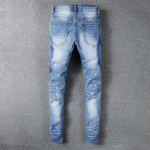 Venta Directa de Fábrica: Pantalones Vaqueros para Hombre, Estilo Casual, Ajustados, Elásticos, Estilo Urbano, Tallas Grandes - Product Image 2