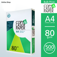 Papier Copie Double A4 80 g/m² Blanc 100% Pâte de Bois Vierge Marque OEM Modèle OFP-733631 Paquet de 5 Fabriqué en Thaïlande