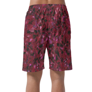 Pantalones cortos estampados de cintura media para hombre, pantalones cortos para correr, novedad en ropa informal, pantalones cortos para correr - Product Image 4