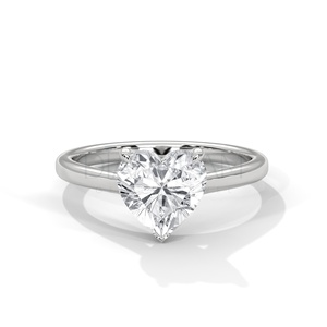 925 Sterling <b>Silver</b> <b>Solitaire</b> Diamond <b>Ring</b> for Women in Oval Cut Moissanite Diamond With VVS Clarity in New Trendy Style - Product Image 2