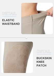 Vêtements équestres personnalisés Culottes équestres haut de gamme pour femmes avec pantalon de compression zippé Jodhpur et culottes - Product Image 6