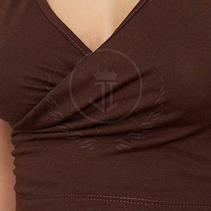 Camiseta Corta de Verano para Mujer, Elegante, Informal, Ecológica, de Alta Calidad, Precio de Mayoreo, Nuevo Diseño - Product Image 6