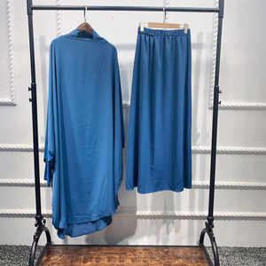 Alta calidad 2025 musulmán tradicional Overhead Khimar Abaya de una pieza para Jilbab vestido de oración de alta calidad Thobe/Thawb para primavera - Product Image 2