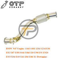 Tuyau d'échappement OTP pour moteur BM* N47 116d 118d E81 E82 E87 E88/316d 318d E90 E91 E92 E93/520d E60 E61/20d E84 X1 DPF Downpipe