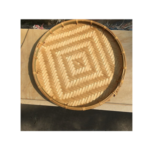 Funda de cesta de bambú hecha a mano para almacenamiento y protección de alimentos - Product Image 2