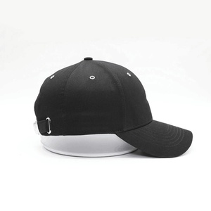 Casquette de baseball en toile personnalisée unisexe à 6 panneaux Nouveau style de rue sportif Couleur unie Tissu imperméable Pare-soleil brodé Logo pour hommes - Product Image 3