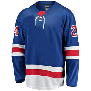 Maillot de hockey sur glace de haute qualité à séchage rapide personnalisé OEM coupe ajustée dernière conception de sublimation avec un style unique - Product Image 5
