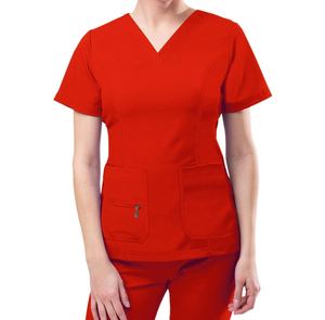 Uniformes Médicos de Enfermería a Bajo Precio, Blusa y Camisa de Tela de Lona y Cuero, Duraderos y Cómodos para Turnos Prolongados en Hospitales - Product Image 2
