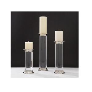 Portavelas de acrílico con portavelas de forma redonda de calidad superior para accesorios de decoración de boda - Product Image 2