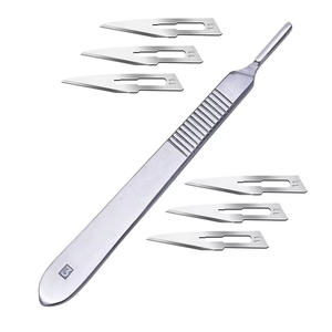OEM Customized Surgical Safety Medical <b>Blades</b> <b>Scalpel</b> <b>Blade</b> Handle Carbon Steel Stainless Steel Sterile Reusable Forceps Surgeon - Product Image 4