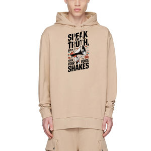 Nueva Sudadera con capucha de color negro personalizada con impresión DTF de alta calidad 100% algodón sudaderas con capucha de invierno Unisex servicio OEM - Product Image 1