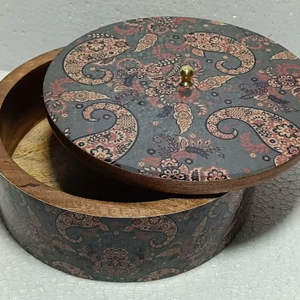 ชามสลัดไม้ที่เป็นมิตรกับสิ่งแวดล้อมทำด้วยมือพร้อมพิมพ์และเซิร์ฟเวอร์เคลือบที่ทันสมัยเหมาะสำหรับการรับประทานอาหารความบันเทิงและตกแต่งบ้าน - Product Image 1