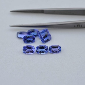 Tanzanite bleu profond naturel certifié 7x9mm à facettes Long coussin coupe pierre précieuse en vrac pour bijoux expédition rapide en gros - Product Image 2