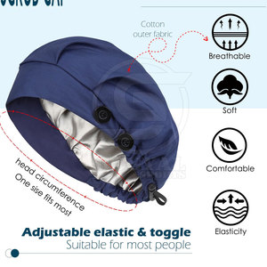 Gorro Médico para Adultos, Personalizado, para Uso Hospitalario, Sostenible, 100% Algodón, Transpirable, Cómodo, Unisex, Venta al Por Mayor, MOQ Bajo - Product Image 4