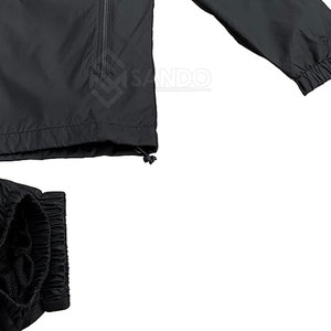 Conjunto de Chaqueta Cortavientos con Capucha de Invierno, Diseño Personalizado, Transpirable, Color Sólido, Alta Calidad, 100% Algodón, Ropa Urbana - Product Image 3