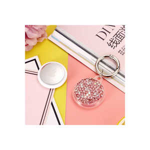 Étui de protection en silicone rose doré de qualité supérieure pour Apple AirTag, compatible avec le traceur d'animaux Apple AirTag - Product Image 1