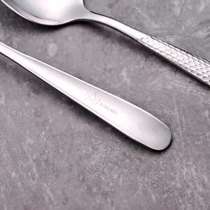 Mini <b>Silver</b> Stainless Steel Spoons <b>Set</b> of 2 Long Handle Mirror Polish for <b>Tea</b> Soup Party Cafe Use Creative Design 15ml Capacity - Product Image 2