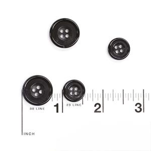 Botón Natural de Cuerno de Búfalo al por Mayor, Acabado en Blanco para Accesorios de Ropa, Alta Calidad - Product Image 2