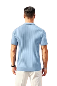 Camisas de Golf con cremallera personalizadas de alta calidad para hombre, manga corta, cuello transpirable, cuello bordado, antiarrugas, informales para polos - Product Image 4