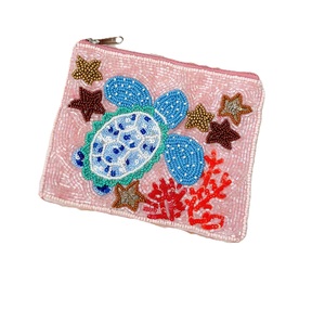 Monedero pequeño con cuentas bordadas, monedero hecho a mano con cuentas bordadas - Product Image 5