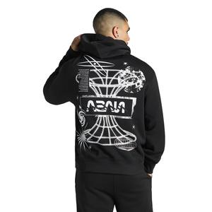 Custom Winter Streetwear Screen Printing Men's Hoodies Sets <b>Vintage</b> Hooded <b>Sweatshirt</b> Sweatpants 2 Pieces Casual Sweat Suit 100% - Product Image 4