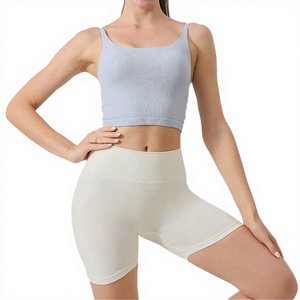 Shorts de sport pour femmes à séchage rapide, taille haute, avec doublure intégrée pour la gym, le yoga et les activités de plein air - Product Image 1