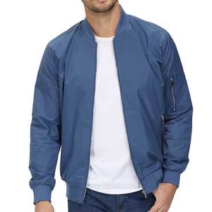 Men's Latest Design Custom Made High Street Style Quick Dry Breathable Bomber <b>Jacket</b> Canvas Fabric OEM Service Wholesale Price - Product Image 3