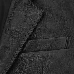 Chaqueta de Cuero para Hombre, Nuevo Diseño, Chaqueta de Cuero Genuino a Precio Económico, Material de Cuero, Mangas Completas, Ropa de Calle, Chaqueta de Invierno - Product Image 4