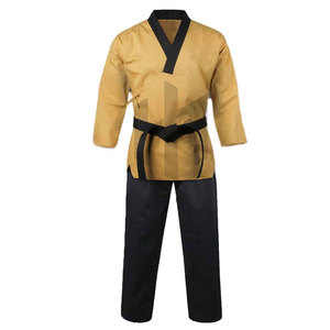 Uniforme de Karate Personalizable de Alta Calidad, 100% Algodón, Ligero, Transpirable y de Secado Rápido para Adultos, Servicio OEM, Ropa de Artes Marciales - Product Image 1