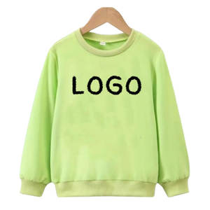 Sudaderas de cuello redondo Unisex de alta calidad 100% de algodón para niños, sudaderas con capucha, sudadera ajustada - Product Image 6