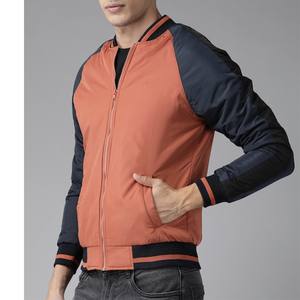 Chaqueta bomber con capucha tejida de poliéster 100% con logotipo de marca personalizado gratis para hombre, chaqueta acolchada Softshell impermeable, chaqueta de esquí - Product Image 3