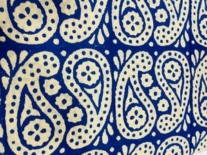 Stampa a blocchi di cotone Voile morbido peso leggero esecuzione estate Kimono sartoria camicia che fa tessuto dal cortile - Product Image 3