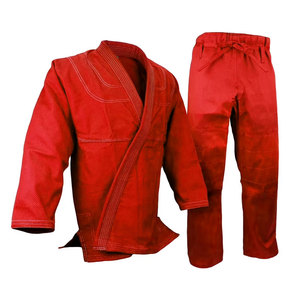 Luchador para niños de alta calidad BJJ Gi 380 Gsm Pearl Weave Jacket Ripstop Pants Shoyorol Cut Brazilian Jiu Jitsu Kimono Front - Product Image 5