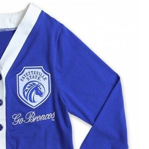 Custom FAYETTEVILLE STATE UNIVERSITY Winter Women's FSU <b>Cardigan</b> Sweaters V-Neck Long Sleeves Embroidery Acrylic Wool Sororities - Product Image 4